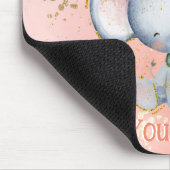Adorables Christmas Baby Elephant Mousepad (Ecke)