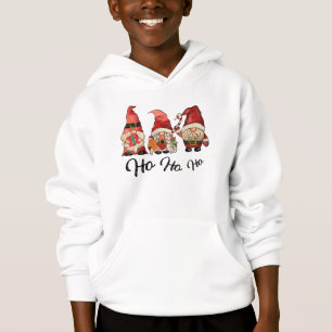 Adorables Christmas Ho Ho Ho Gnomes Hoodie