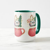 Adorables Christmas Lovable Panda Tasse (VorderseiteRechts)