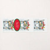 Adorables Christmas Pinguine in einem Auto Yoga Ma Yogamatte (Rückseite (Horizontal))