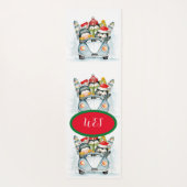 Adorables Christmas Pinguine in einem Auto Yoga Ma Yogamatte (Rückseite)