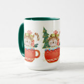 Adorables Christmas Sweet Rentier Tasse (Vorderseite Links)