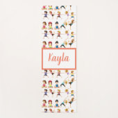 Adorables Custom Kids Doing Übungen Yogamatte (Vorderseite)