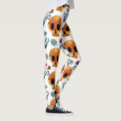 Adorables Day of the Dead Calavara Style Yoga Leg Leggings (Rechts)