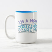 Adorables Funny, ich bin eine Mama Zwei-Tonen-Kaff Zweifarbige Tasse (Links)