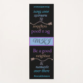 Adorables Funny Quote Namaste da drüben Yogamatte (Vorderseite)