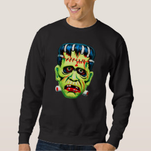 Adorables Green Monster Mask Sweatshirt