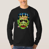 Adorables Green Monster Mask T - Shirt (Vorderseite)