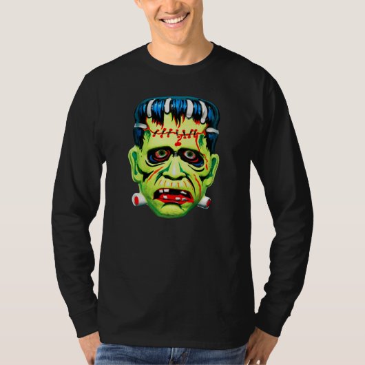 Adorables Green Monster Mask T - Shirt (Vorderseite)