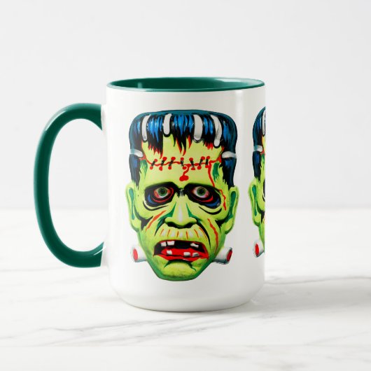 Adorables Green Monster Mask Tasse (Links)