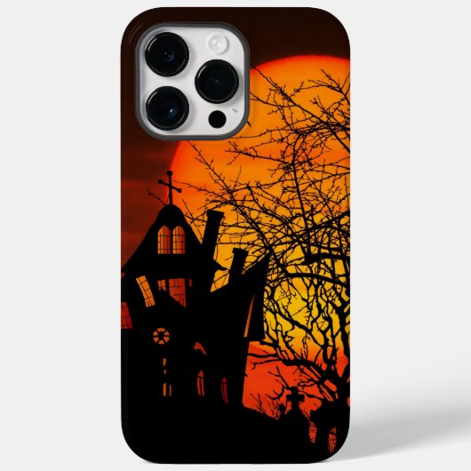 Adorables Halloween Spuk Haus Case-Mate iPhone Hülle (Rückseite)