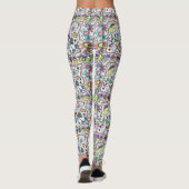 Adorables Happy Happy Joy Doodles Leggings (Rückseite)