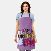 Adorables Lama Liebe Nicht mein Probllama Lila Schürze (Getragen)