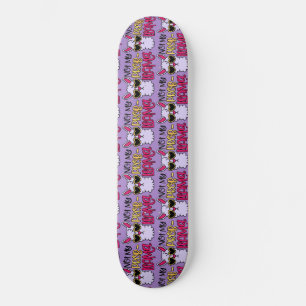 Adorables Lama Liebe Nicht mein Probllama Lila Skateboard