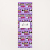 Adorables Lama Liebe Nicht mein Probllama Lila Yogamatte (Vorderseite)