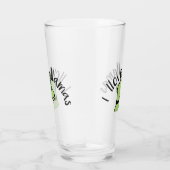 Adorables Llama Liebe I Liebe Llamas Green Glas (Rechts)