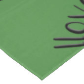 Adorables Llama Liebe I Llove Llamas Green Tischdecke (Schrägansicht)