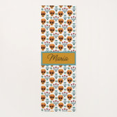 Adorables Skulls Day of the Dead Custom Yogamatte (Rückseite)
