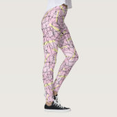 Adorables Synthwave/Vaporwave Style Yoga Leggings (Rechts)