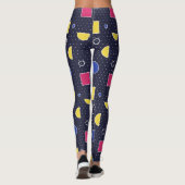 Adorables Synthwave/Vaporwave Style Yoga Leggings (Rückseite)