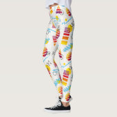 Adorables Synthwave/Vaporwave Style Yoga Leggings (Links)