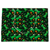 Adorables Weihnachten Adorable Cartoon Dinosaurier Große Geschenktüte (Vorderseite)