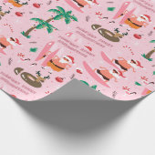 Adorables Weihnachten Geschenkpapier (Ecke)