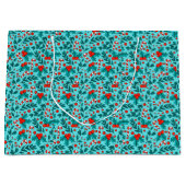 Adorables Weihnachtscreme und Kirschen Große Geschenktüte (Vorderseite)