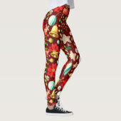 Adorables Weihnachtsgeschenke und Ornamente Leggings (Rechts)