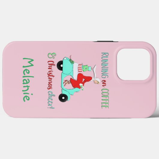 Adorables Weihnachtskaffee und Heiterkeit Case-Mate iPhone Hülle (Rückseite (Horizontal))