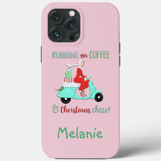 Adorables Weihnachtskaffee und Heiterkeit Case-Mate iPhone Hülle (Rückseite)