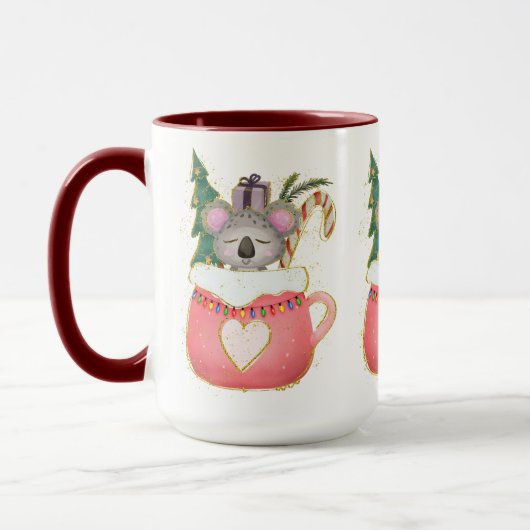 Adorables Wertvolles Tier Koala Tasse (Links)