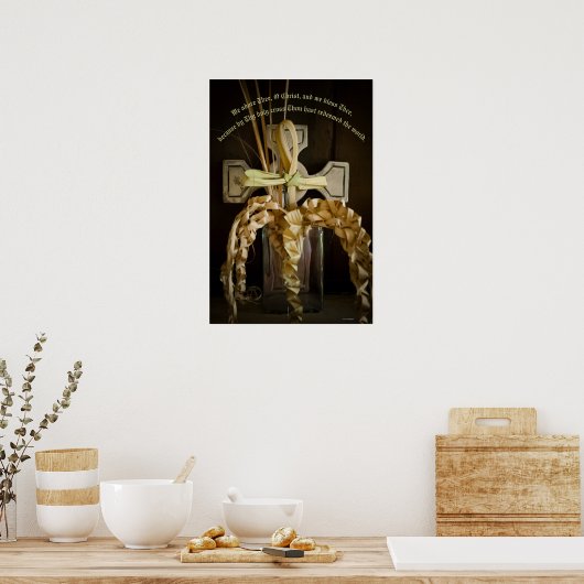 Adoramus Te, Christe Poster (Küche)