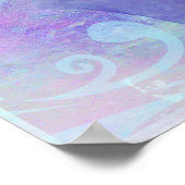 Adoration, Lila Hydrangea Poster (Ecke)