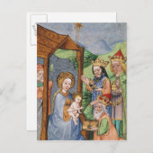 Adoration of the Magi Postkarte (Vorne/Hinten)