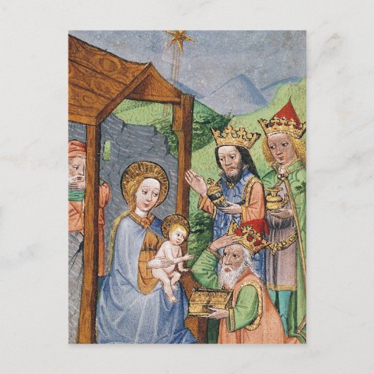 Adoration of the Magi Postkarte (Vorderseite)