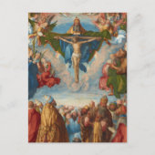 Adoration of the Trinity detail by Albrecht Durer Postkarte (Vorderseite)