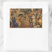 Adorazione dei Magi Rechteckiger Aufkleber (Tasche)