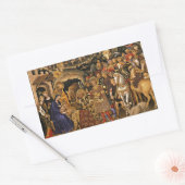 Adorazione dei Magi Rechteckiger Aufkleber (Umschlag)