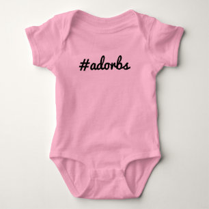 #Adorbs Baby Strampler
