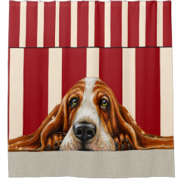 Adorbs Basset Hound Duschvorhang