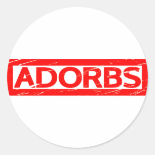 Adorbs Briefmarke Runder Aufkleber