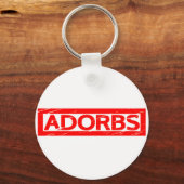 Adorbs Briefmarke Schlüsselanhänger (Rückseite)