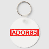 Adorbs Briefmarke Schlüsselanhänger (Rückseite)