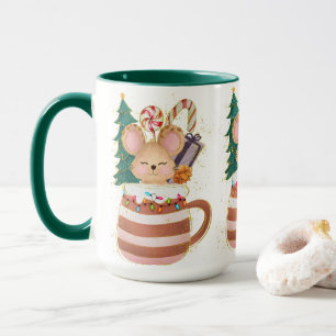 Adorcas Weihnachten Charmante Tiermäuse-Tasse Tasse
