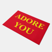 Adore You Door Mat Fußmatte (Schrägansicht)