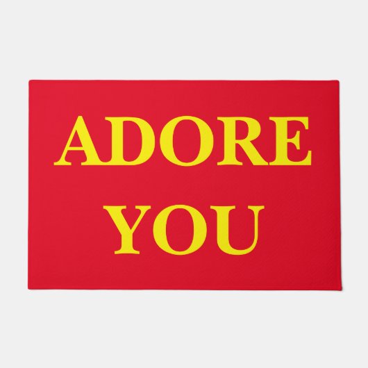 Adore You Door Mat Fußmatte (Vorderseite)