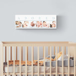 ADORED Baby Foto Collage Blau und Weiß Leinwanddruck<br><div class="desc">Erstellen Sie Ihren eigenen Leinwand-Druck, der mit Ihren eigenen Baby-Fotos individuell gestaltet wird. Dieses Design ist niedlich genug für das Kinderzimmer und elegant genug, um überall in Ihrer Zuhause angezeigt werden. Das Design wird mit dem Wort "ADORED" versehen, wobei jeder Buchstabe über einem Ihrer Fotos positioniert ist. Die Fotovorlage ist...</div>