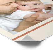 ADORED Foto Collage Clay Natural 6 Baby Picture Poster (Ecke)
