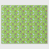 Adorible Eisbär und Pinguin-Packpapier Geschenkpapier (Flach)